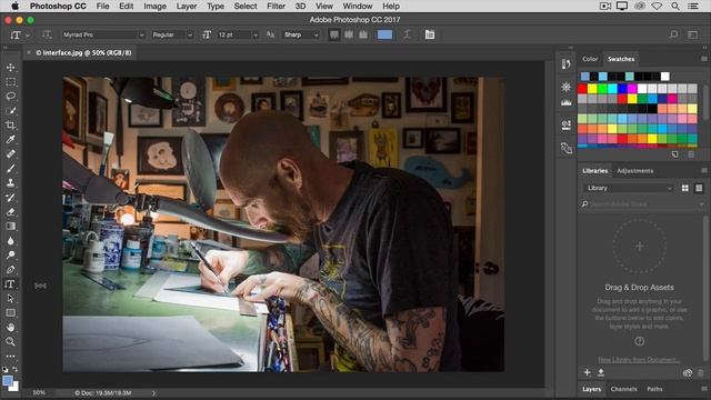 02 | Get familiar with the work area | Photoshop tutorials 2021 | Getall Channel 02 смотреть онлайн