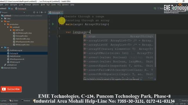 Kotlin Tutorial For Loop - Kotlin For Beginners смотреть онлайн