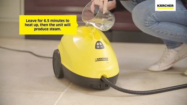 Karcher SC2 Home Steam Cleaner - How To Fill The Water Tank смотреть онлайн