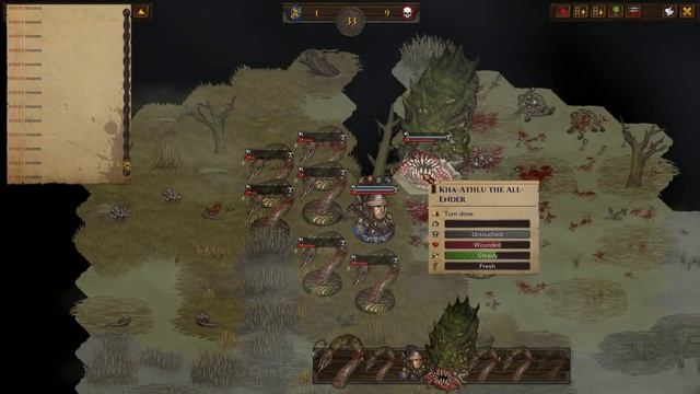 Battle Brothers DLC - Kraken + Goblins vs solo man army (expert) эпическое сражение смотреть онлайн