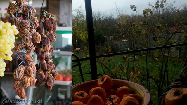 Сушка хурмы в Грузии. Очень простой способ смотреть онлайн