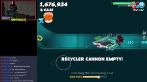 Прохождение Hungry Shark World - Открываю БОЛЬШУЮ БЕЛУЮ АКУЛУ (Great White Shark) на последние $$$