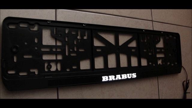 LED рамка номера с подсветкой логотипа.wmv смотреть онлайн