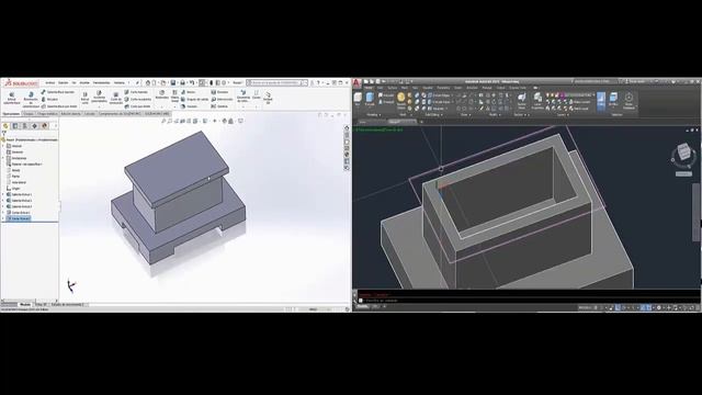 AutoCAD Vs Solidworks смотреть онлайн