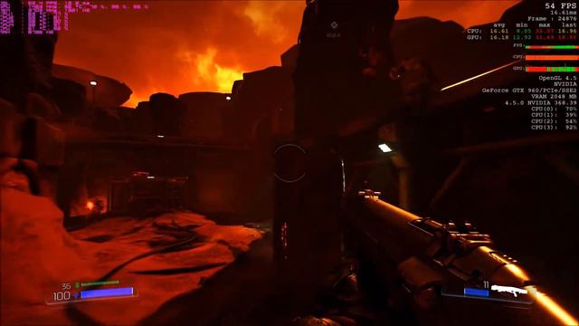 DOOM GTX 960 Benchmark Gameplay смотреть онлайн