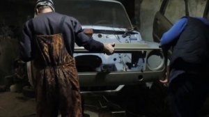 Замена морды на НИВЕ, лонжероны, фартук, телевизор