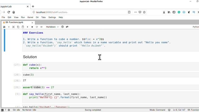 Python Tutorial Part-09 | Function Definition in Python смотреть онлайн