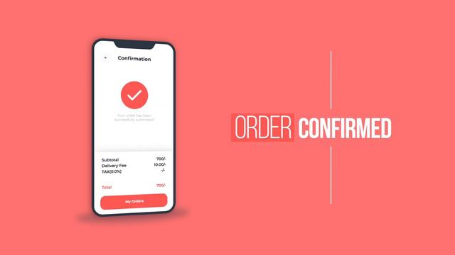 Hevofood App | Food Delivery Video | After Effects смотреть онлайн