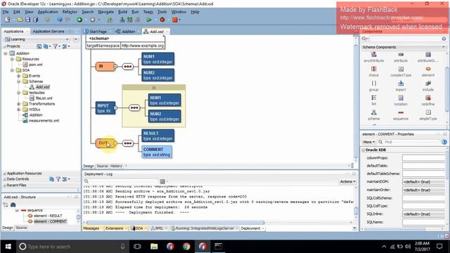 Addition Using BPEL In SOA Suite 12c | First Composite in SOA смотреть онлайн