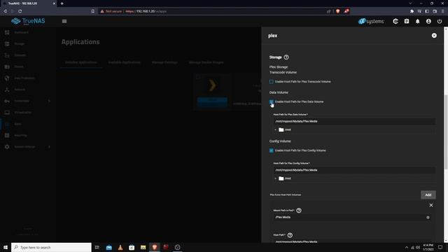 Truenas Scale Plex Media Folder Not Showing To Add To Library
