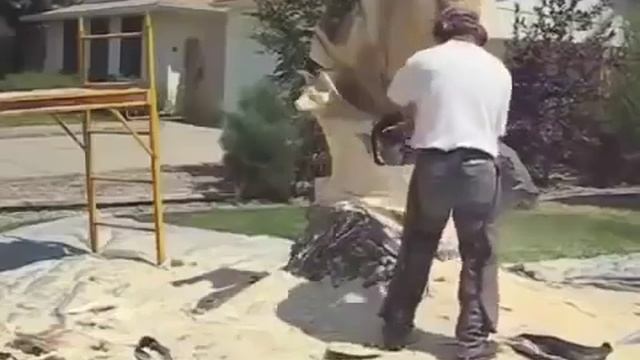 Как сделать енота из старого дерева смотреть онлайн