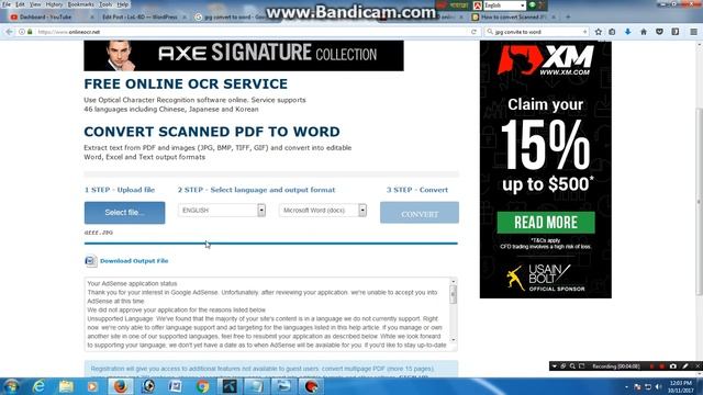 How to edit Scanned copy use Word | Convert JPG to Word смотреть онлайн