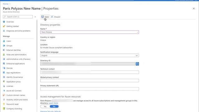Rename your Azure Active Directory смотреть онлайн