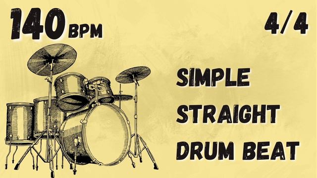 Drum Beat - 140bpm (Metronome Substitute) смотреть онлайн