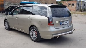 защита заднего бампера на Mitsubishi Grandis