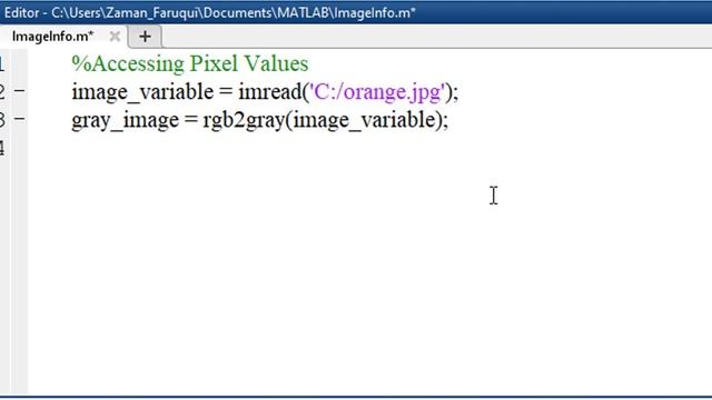Lesson 6: Accessing the Pixel Value of a Grayscale Image using Matlab смотреть онлайн