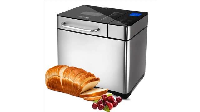 COOCHEER Brotbackautomat 710W Backmeister mit Automatische Zutatenbox смотреть онлайн