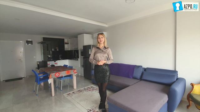 Недвижимость в Турции. Квартира с мебелью в Махмутларе за 60500 € от AZPO Турция Аланья смотреть онлайн