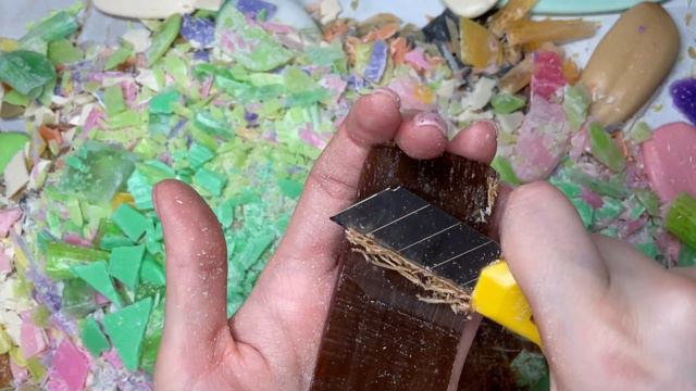 Сухие обмылки/ASMR SOAP/CUTTING/DRY SOAP/CUBES/SOAKED SOAP/NANNA MILLER