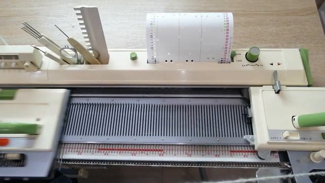 Вязальная машина Бразер 820 Часть 5.Ажур