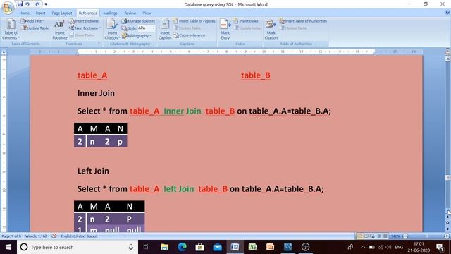 Set Operations:SQL смотреть онлайн