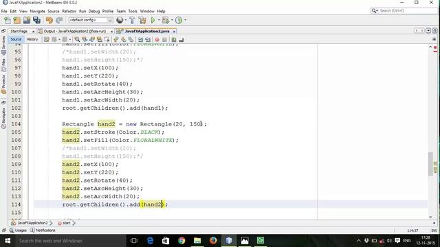 JavaFX 8 Tutorial 4 - Rectangle and Its Properties смотреть онлайн