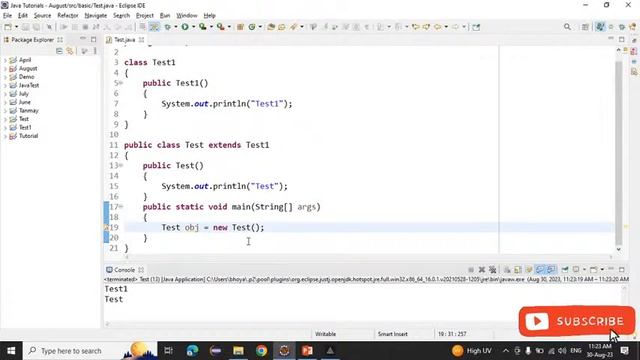 Java Tutorial-18 (01/08/2023 batch) Method Overloading and Super Keyword In java смотреть онлайн