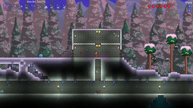 Let's▷ Terraria №2 - Поиск снега смотреть онлайн