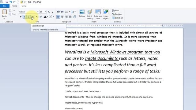 Computer Education Part-13 | How Use WordPad in Hindi - वर्डपैड चलाना सीखे बिलकुल शुरू से смотреть онлайн