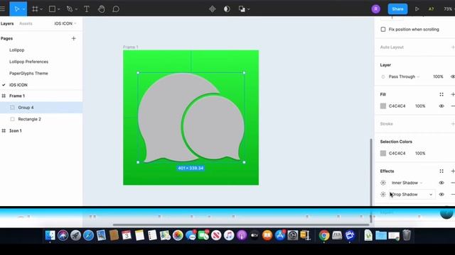 Designing a simple iOS app icon with Figma Web смотреть онлайн
