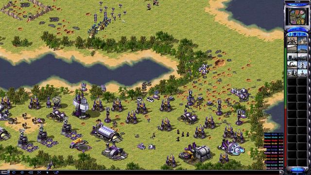 red alert 2 | 1vs7 superweapons | Water World map смотреть онлайн