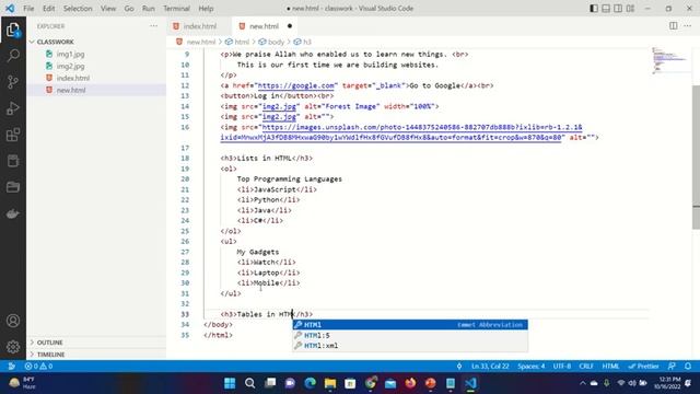 2. Introduction to HTML | Heading, Paragraph, Link, Button, Image, Lists, and Table Tags | WDB3.0 смотреть онлайн