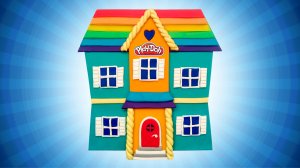 Как слепить красивый Дом ? Лепка и Поделки ? Play-Doh, Тесто, Пластилин Плей-До ?