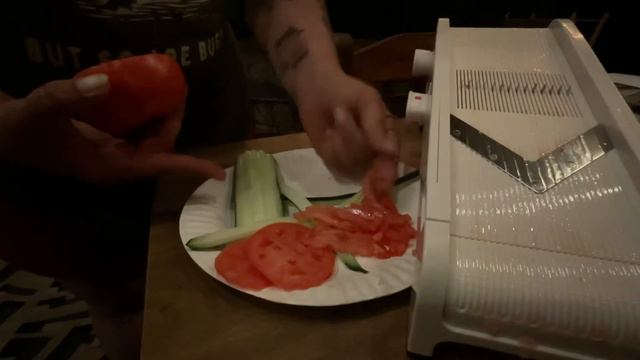 Tanya and Tracy trying Tupperware’s Mandoline for the first time!! EXCITED! смотреть онлайн