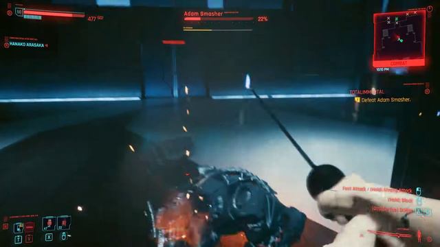 Adam Smasher BOSS FIGHT after completing all side quests 😐 смотреть онлайн