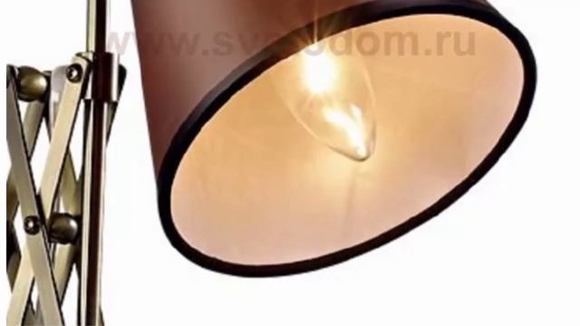 Светильник выдвижной настенный бра Odeon light 2876/1W LARK с диммером по скидке 30% гарантия 2 год смотреть онлайн