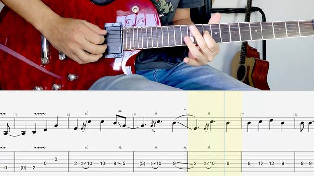 NEW YEAR'S DAY - U2 (David Howell "The Edge"): GUITAR cover solo + TAB смотреть онлайн