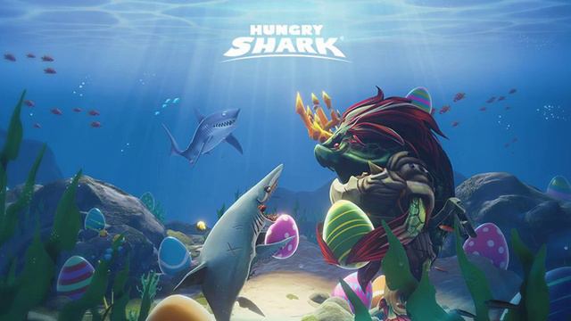 CAN YOU COUNT THE NUMBER OF EGGS THEY'VE GATHERED IN THIS HUNGRY SHARK IMAGE? смотреть онлайн