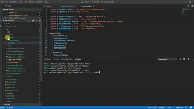 Create module in Angular 7 || Visual Studio Code ||Swapnil Thaware смотреть онлайн