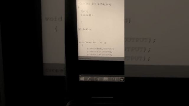 Digital potentiometer X9C104 with Arduino Uno смотреть онлайн