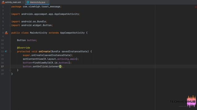 Toast message in Android | TechViewHub | Android Studio смотреть онлайн