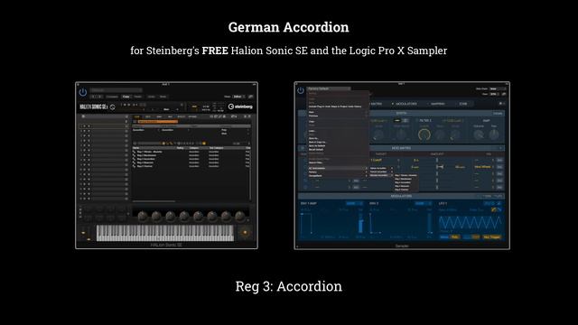 AC Instruments - German Accordion (for Steinberg's FREE Halion Sonic SE and the Logic Pro X Sampler смотреть онлайн