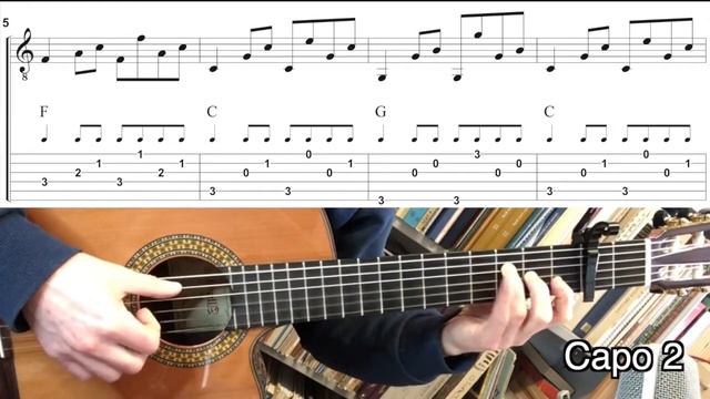 Streets of London - Ralph McTell (Guitar lesson of easy arrangement) смотреть онлайн