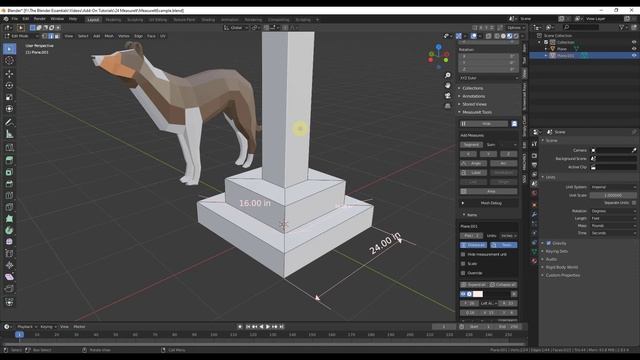 CAD Style Dimensions...IN BLENDER? смотреть онлайн