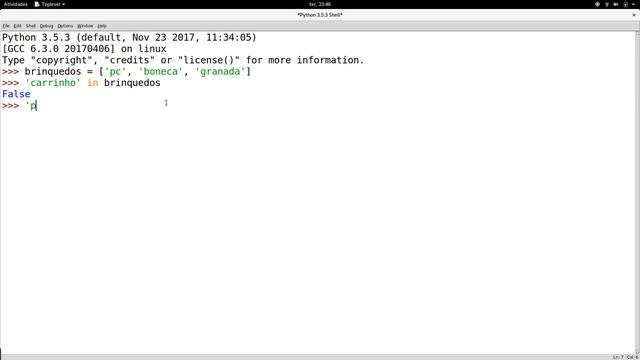 5.7 IN em Python 3.6 смотреть онлайн