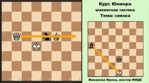 Шахматы. Связка. Начальный уровень