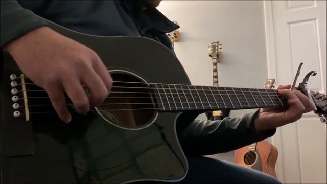 Marilyn Manson - God's Gonna Cut You Down guitar cover смотреть онлайн