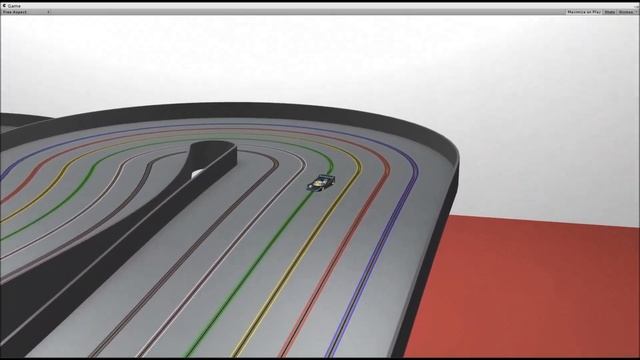 Slot-Car Simulator - WIP Video 4 смотреть онлайн
