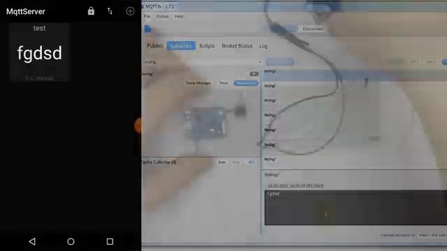 Локальный MQTT сервер из Андроид телефона смотреть онлайн