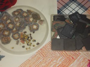 ЗОЛОТО С МОСТОВ INTEL , 50 ШТУК !#золото #аффинаж #мосты #гидразин #драгметаллы